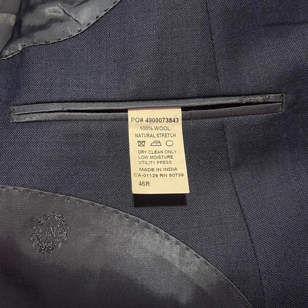 Lauren Ralph‎ Lauren Vintage Navy Wool Blazer Jacket Men’s 46R